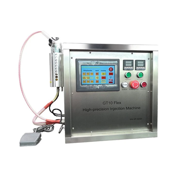 California No.1 Hot Selling 1ML 2ML 5ML CBD/THC/HHC Thick Oil Filling Machine GT10 For Small Business