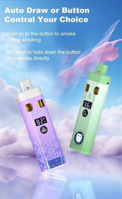 El equipo recargable disponible popular de la pluma de Vape del estilo de la pluma del tanque 2ml 350mAh 1ml para el aceite grueso fino de Hhc